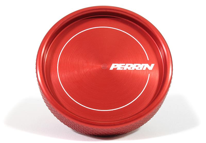 PERRIN 02-25 Subaru Impreza/WRX/STI & 13-25 Crosstrek/BRZ/FR-S/GR86/GR86 Oil Fill Cap - Red Perrin Performance Oil Caps AXOPROS