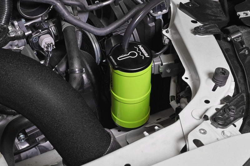 PERRIN 02-25 Subaru WRX / 04-21 STI / 13-25 BRZ/GR86/FRS/86 Coolant Overflow Tank - Neon Yellow Perrin Performance Coolant Reservoirs AXOPROS
