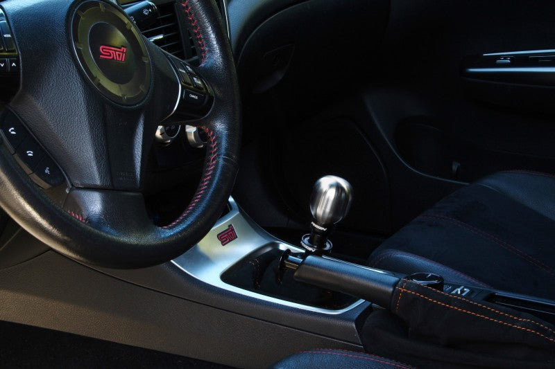 PERRIN 04-21 Subaru STI 6spd (Manual) SS Shift Knob - Barrel Style Perrin Performance Shift Knobs AXOPROS