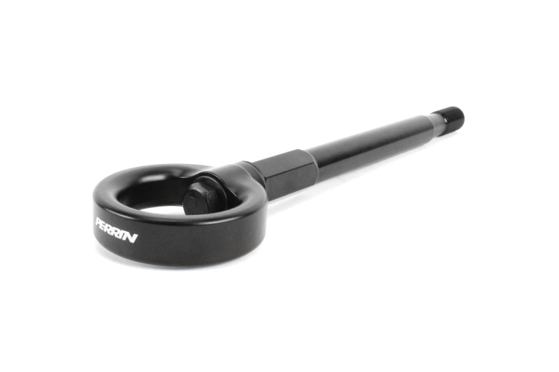 Perrin 08-14 Subaru WRX/STI Tow Hook Kit (Front) - Flat Black Perrin Performance Tow Hooks AXOPROS