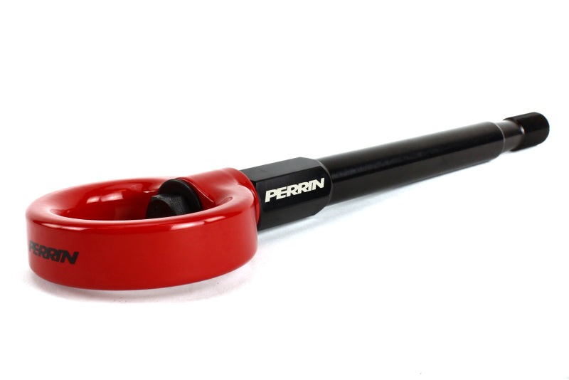 Perrin 08-14 Subaru WRX/STI Tow Hook Kit (Front) - Red Perrin Performance Tow Hooks AXOPROS