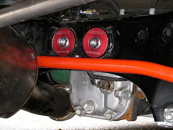 PERRIN 08-14 Subaru WRX/STI / 08-11 Impreza / 09-13 Forester XT Diffrential Subframe Lockdown System Perrin Performance Diff Braces  AXOPROS