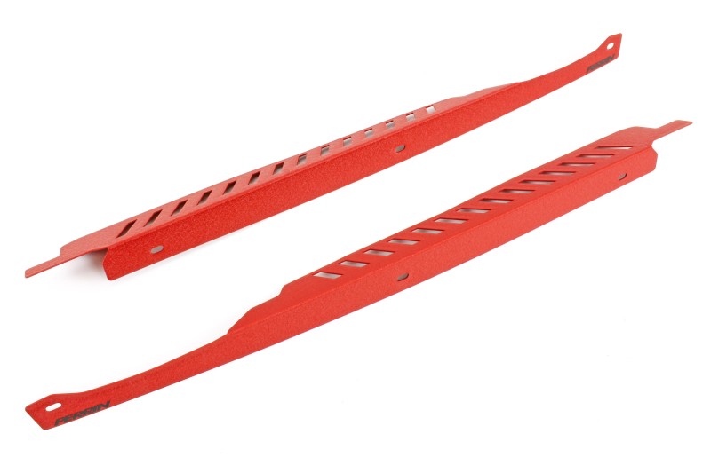 PERRIN 08-14 Subaru WRX/STI / 08-11 Impreza Fender Shroud Set - Red Perrin Performance Exterior Trim AXOPROS