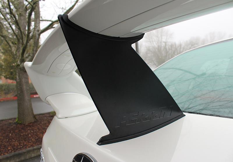 PERRIN 11-14 Subaru STI Wing Stabilizer - Black (Sedan Only) Perrin Performance Spoilers AXOPROS