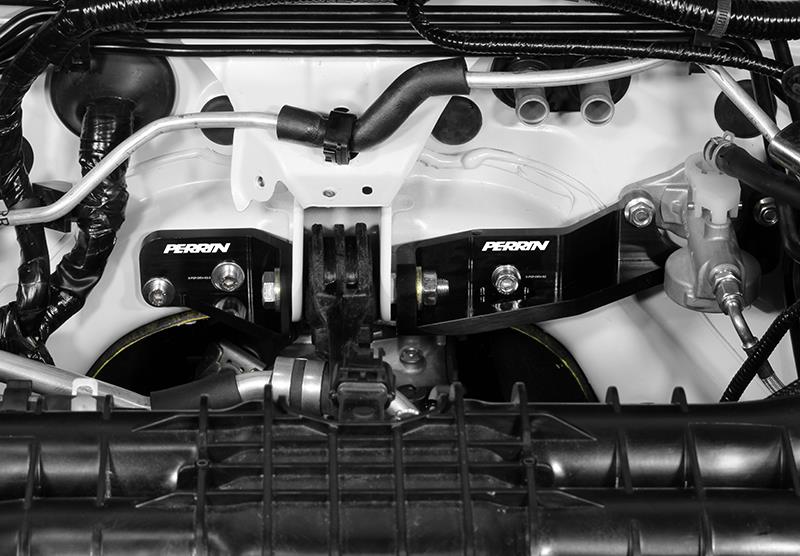 PERRIN 15-21 Subaru Impreza/WRX/STI Pitch Stop Mount & Firewall Brace - Black Perrin Performance Engine Mounts AXOPROS