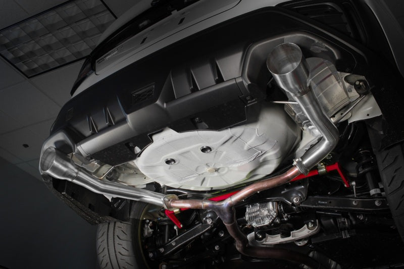 PERRIN 15-21 Subaru STI/15-25 WRX SS Dual Tip Axle Back Exhaust (Fits OE/AM Ctr Pipes) Perrin Performance Axle Back AXOPROS