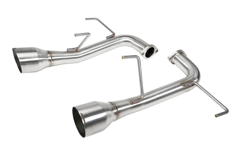 PERRIN 15-21 Subaru STI/15-25 WRX SS Dual Tip Axle Back Exhaust (Fits OE/AM Ctr Pipes) Perrin Performance Axle Back AXOPROS