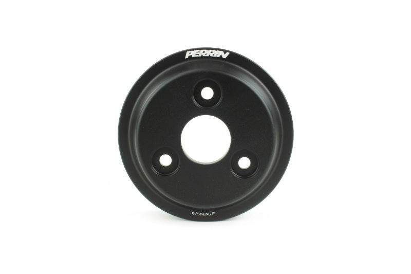 PERRIN 15-21 Subaru WRX / 18-20 Crosstrek / 14-18 FXT Lightweight Water Pump Pulley - Blk Perrin Performance Pulleys - Crank, Underdrive AXOPROS