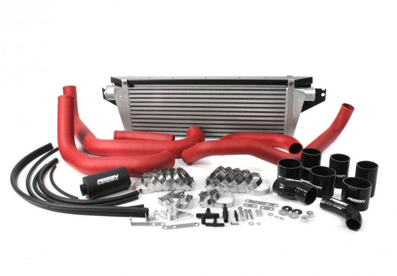 PERRIN 15-21 Subaru WRX Charge Pipe - Red Perrin Performance Intercooler Ducting AXOPROS