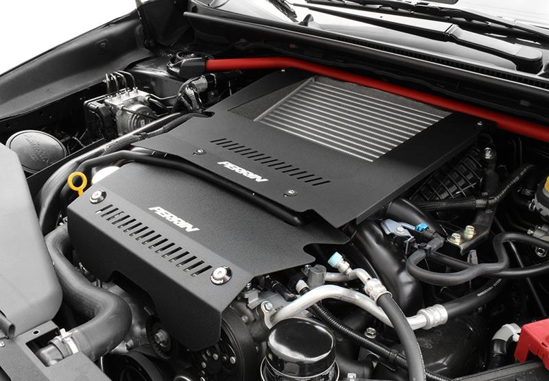 PERRIN 15-21 Subaru WRX Engine Cover Kit (Intercooler & Pulley Covers Incl.) - Black Perrin Performance Engine Covers AXOPROS