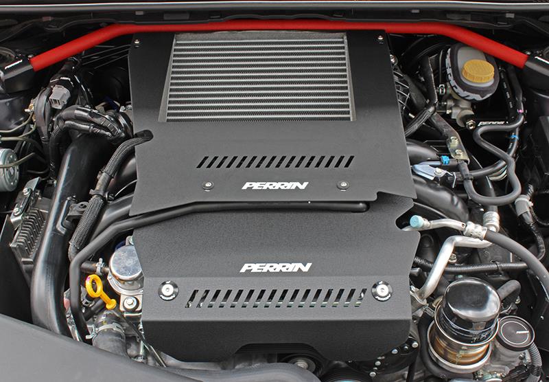 PERRIN 15-21 Subaru WRX Engine Cover Kit (Intercooler & Pulley Covers Incl.) - Black Perrin Performance Engine Covers AXOPROS