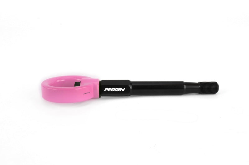 Perrin 15-19 Subaru WRX/STI Tow Hook Kit (Rear) - Hyper Pink Perrin Performance Tow Hooks AXOPROS