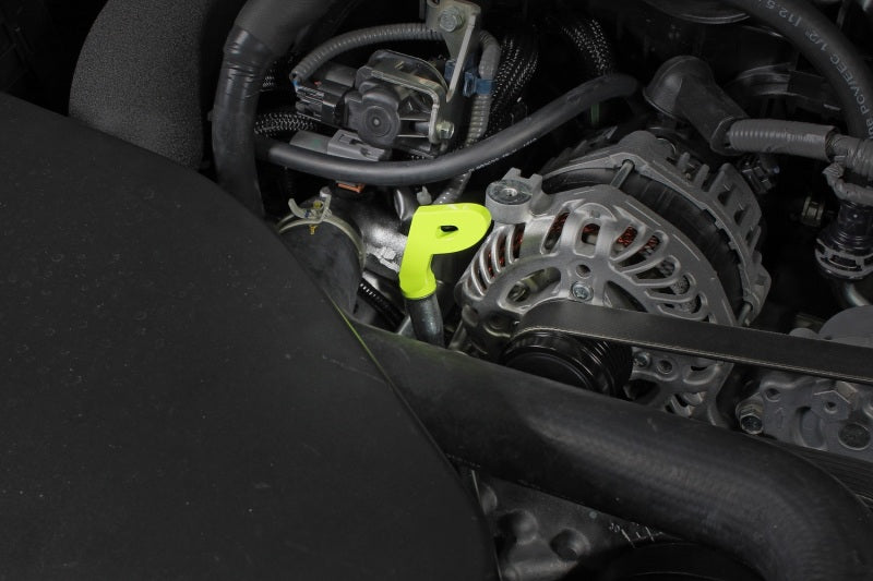 PERRIN 15-25 Subaru WRX & 13-25 BRZ/FR-S/86/GR86 Dipstick Handle P Style - Neon Yellow Perrin Performance Dipsticks AXOPROS