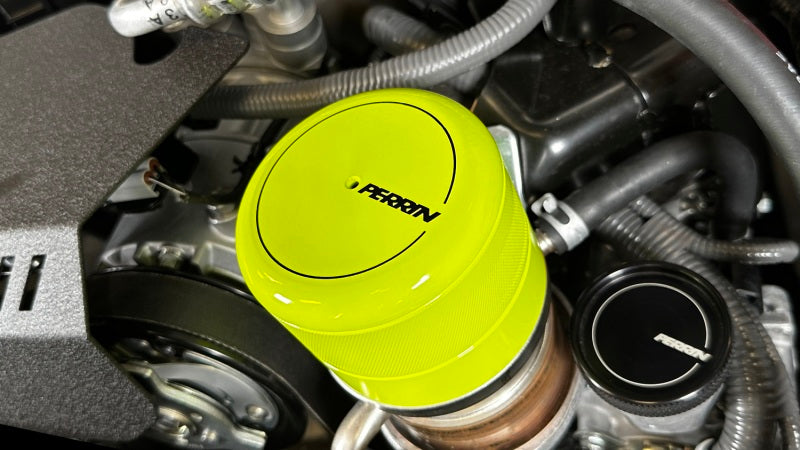 PERRIN 15-25 Subaru WRX & 13-25 BRZ/FR-S/86/GR86 Oil Filter Cover - Neon Yellow Perrin Performance Oil Filters AXOPROS