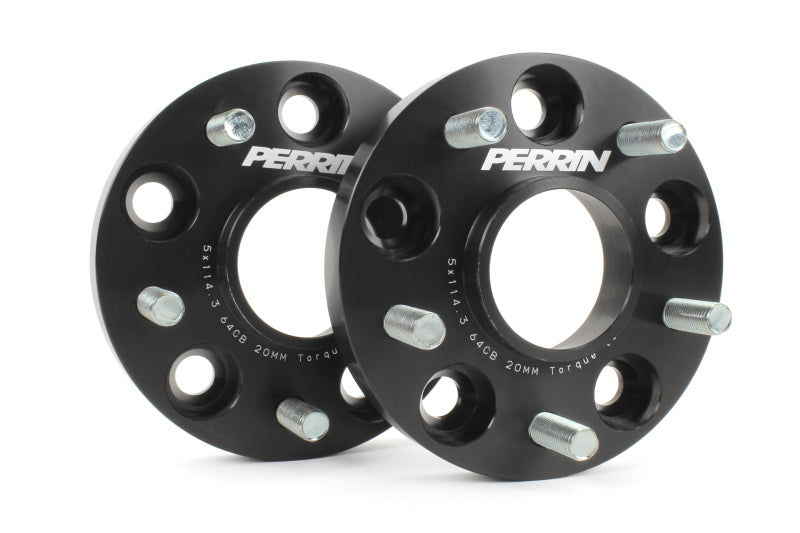 PERRIN 17-21 Honda Civic Si / 22-26 Acura Integra 64.1mm 5x114.3 Wheel Spacers 20mm - Pair Perrin Performance Wheel Spacers & Adapters  AXOPROS