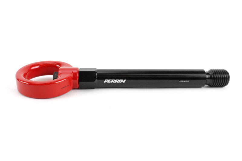 PERRIN 17-21 Honda Civic Si/Type R/Touring/Hatchback Tow Hook Kit Rear - Red Perrin Performance Tow Hooks AXOPROS