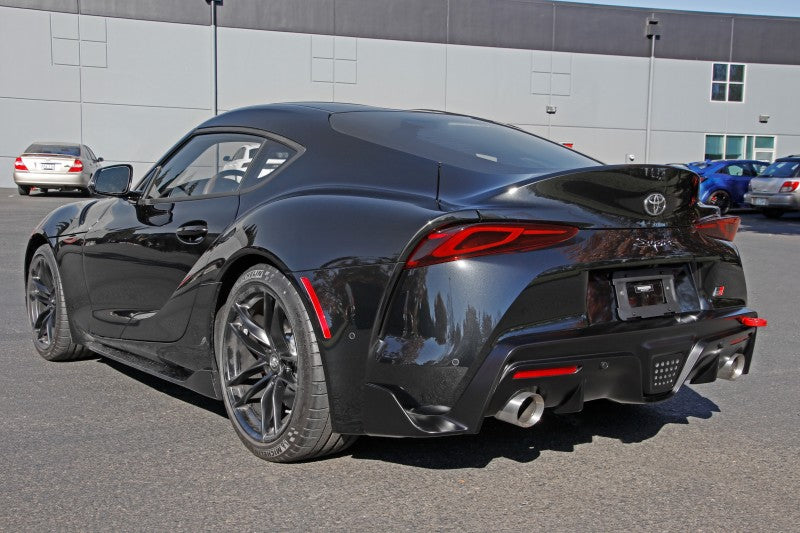 PERRIN 20-25 Toyota Supra Tow Hook Kit (Rear) - Red Perrin Performance Tow Hooks AXOPROS