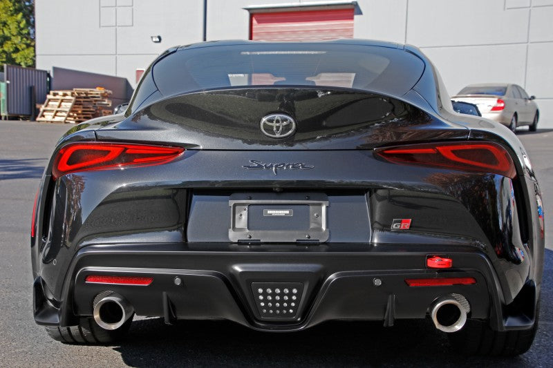 PERRIN 20-25 Toyota Supra Tow Hook Kit (Rear) - Red Perrin Performance Tow Hooks AXOPROS