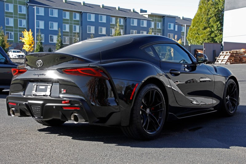 PERRIN 20-25 Toyota Supra Tow Hook Kit (Rear) - Red Perrin Performance Tow Hooks AXOPROS