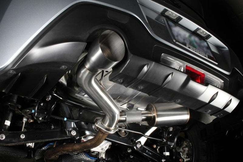 Perrin 2022 BRZ/GR86 Axle Back Exhaust SS (Single Side Exit w/Helmholtz Chamber) Perrin Performance Axle Back AXOPROS