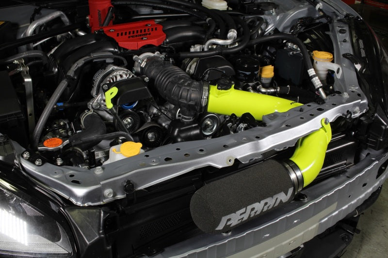 Perrin 22-23 Subaru BRZ/GR86 Cold Air Intake - Neon Yellow Perrin Performance Cold Air Intakes AXOPROS