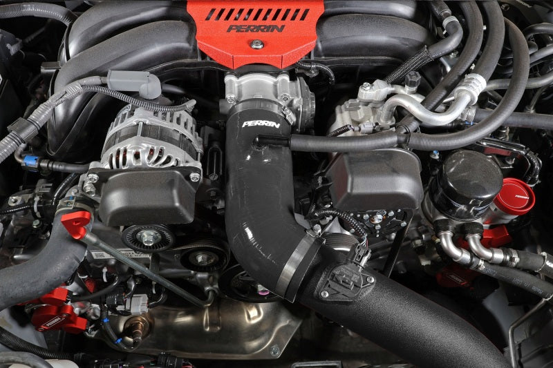 PERRIN 22-25 Subaru BRZ / Toyota GR86 Inlet Hose - Black Perrin Performance Hoses AXOPROS