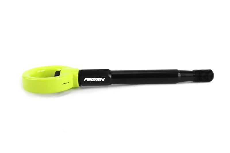 Perrin 2022 Subaru WRX / 18-21 Crosstrek / 14-21 Forester Tow Hook Kit (Front) - Neon Yellow Perrin Performance Tow Hooks AXOPROS