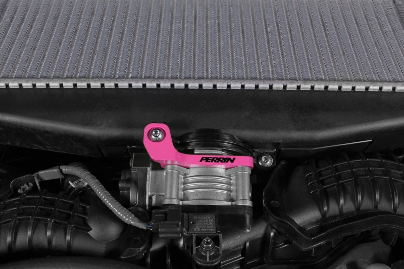 PERRIN 22-25 Subaru WRX / 19-25 Ascent / 20-25 Outback & Legacy Turbo TMIC Bracket - Hyper Pink Perrin Performance Brackets AXOPROS