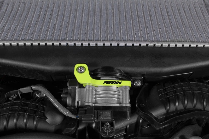 PERRIN 22-25 Subaru WRX / 19-25 Ascent / 20-25 Outback & Legacy Turbo TMIC Bracket - Neon Yellow Perrin Performance Brackets AXOPROS