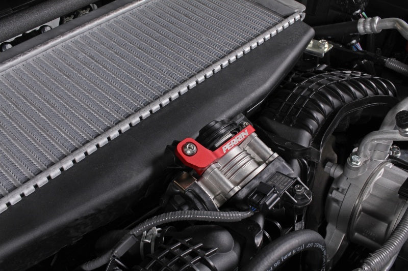 PERRIN 22-25 Subaru WRX / 19-25 Ascent / 20-25 Outback & Legacy Turbo TMIC Bracket - Red Perrin Performance Brackets AXOPROS