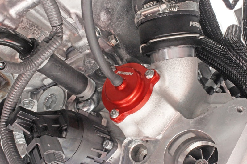 Perrin 2022+ Subaru WRX Diverter Valve - Red Perrin Performance Blow Off Valves AXOPROS