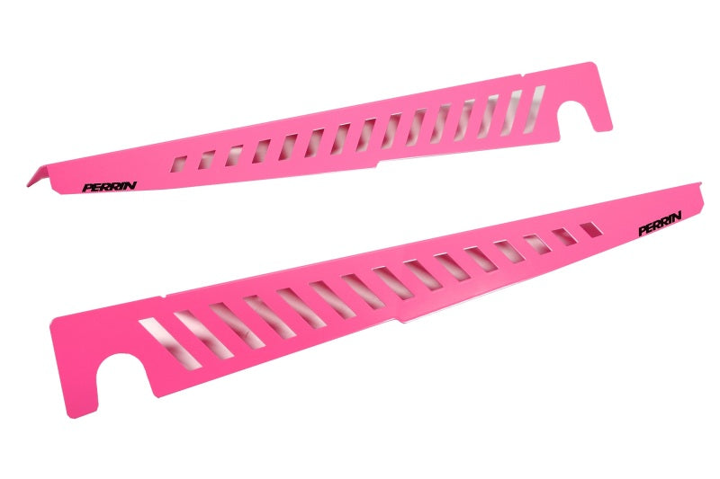 PERRIN 22-25 Subaru WRX Fender Shroud Set - Hyper Pink Perrin Performance Exterior Trim AXOPROS