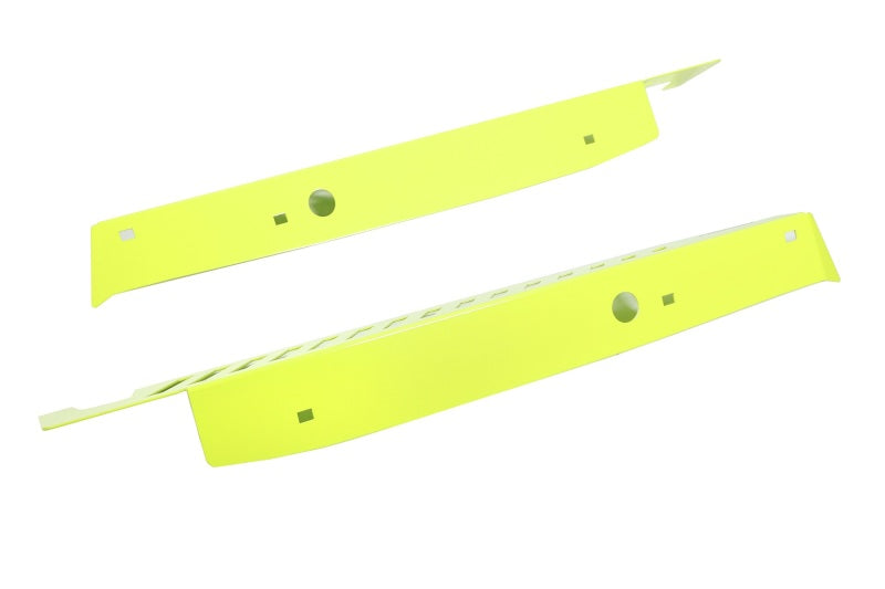PERRIN 22-25 Subaru WRX Fender Shroud Set - Neon Yellow Perrin Performance Exterior Trim AXOPROS
