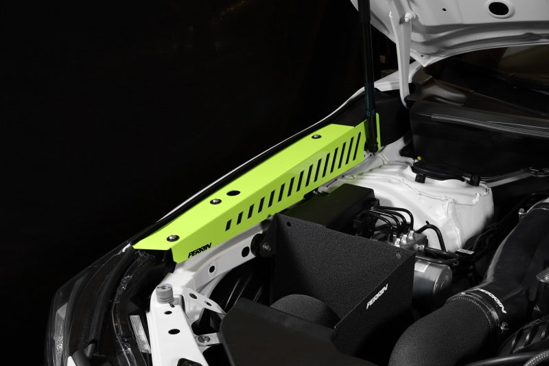 PERRIN 22-25 Subaru WRX Fender Shroud Set - Neon Yellow Perrin Performance Exterior Trim AXOPROS