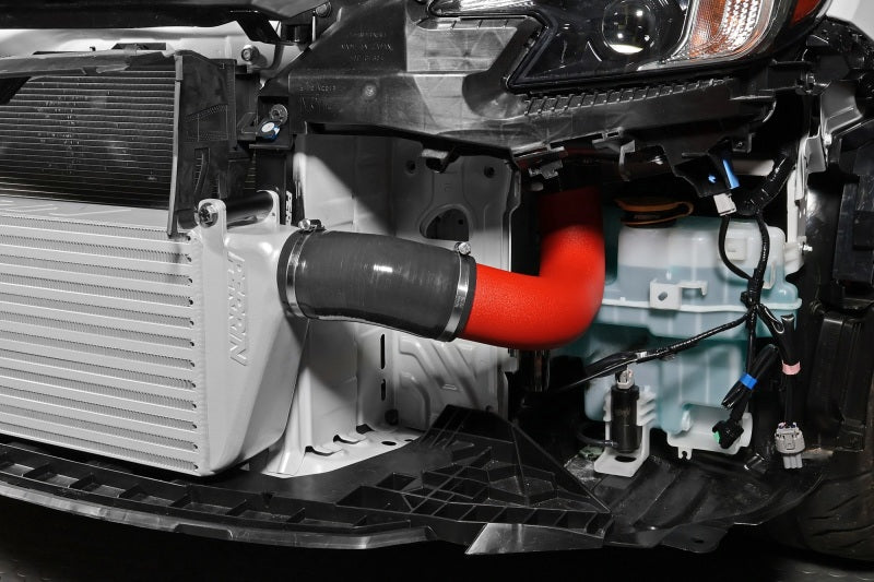 PERRIN 22-25 Subaru WRX Front Mount Intercooler Kit (Red Tubes & Silver Core) Perrin Performance Intercoolers  AXOPROS