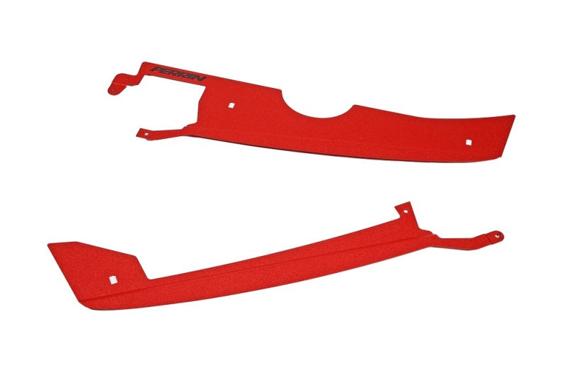 Perrin 22-23 Subaru WRX Radiator Shroud - Red Wrinkle Perrin Performance Radiator Shrouds  AXOPROS