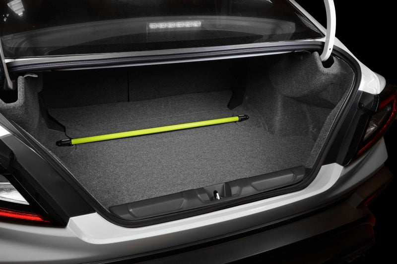 Perrin 22-23 Subaru WRX Rear Shock Tower Brace - Neon Yellow Perrin Performance Strut Bars AXOPROS