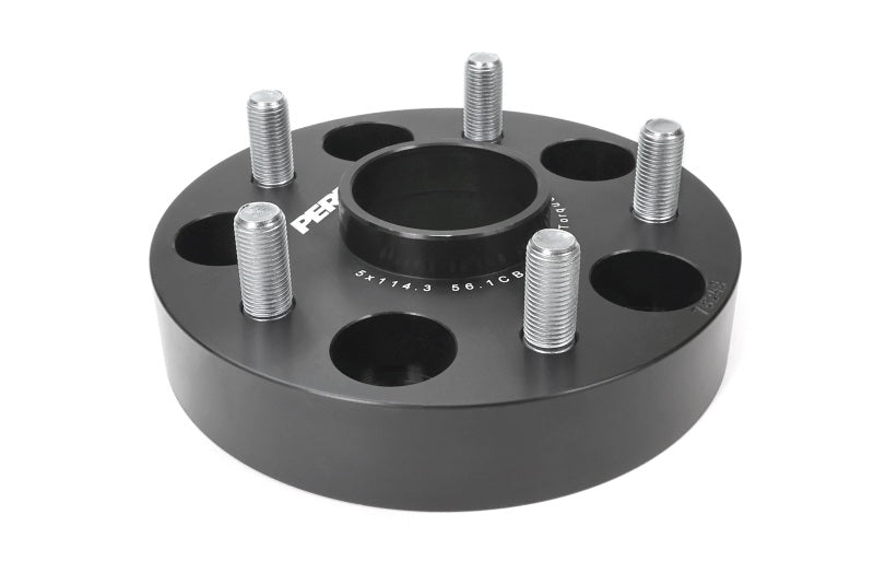 Perrin Subaru 30mm Wheel Spacers 5x114.3 BP w/56mm Hub - Black Perrin Performance Wheel Spacers & Adapters AXOPROS