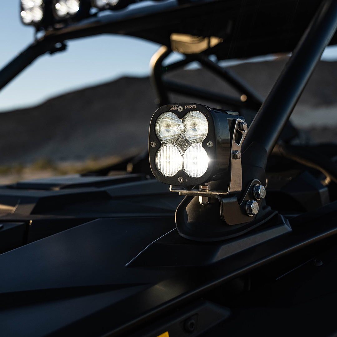 Polaris RZR Pro R XL Pro A-Pillar Kit Baja Designs Auxiliary Light AXOPROS