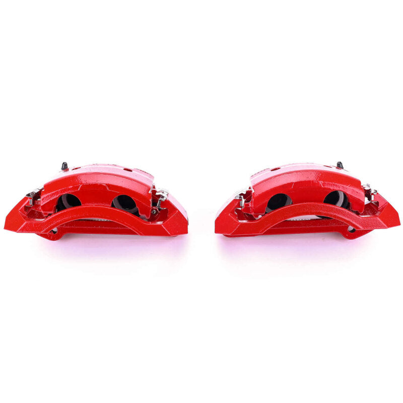 Power Stop 00-02 Dodge Ram 2500 Front Red Calipers w/Brackets - Pair PowerStop Brake Calipers - Perf AXOPROS