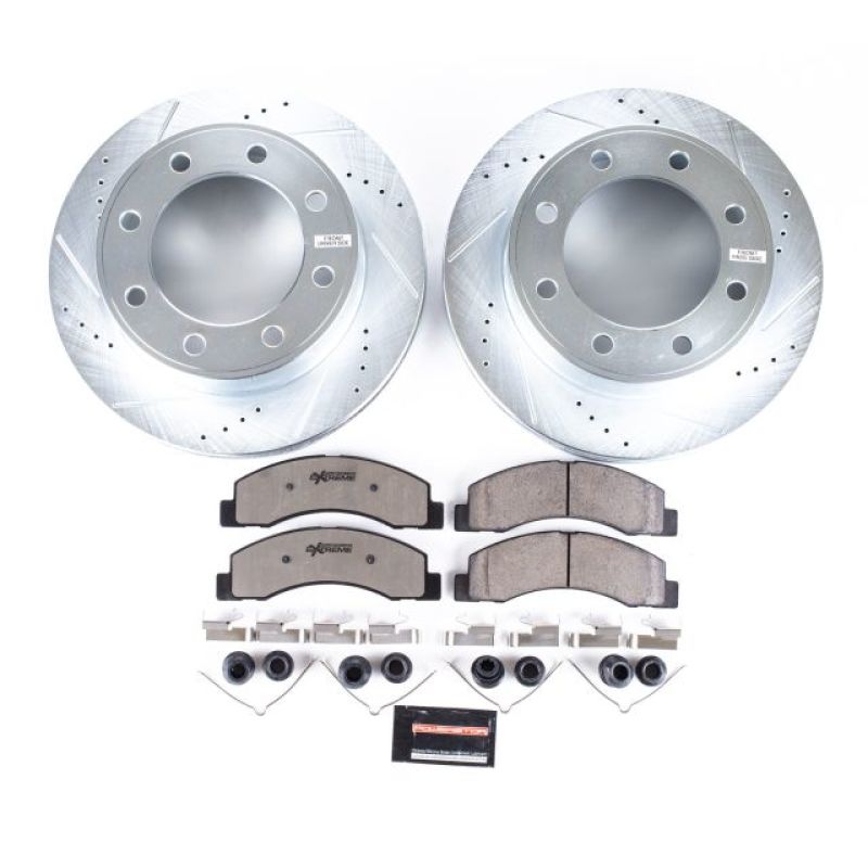 Power Stop 00-05 Ford Excursion Front Z36 Truck & Tow Brake Kit PowerStop Brake Kits - Performance D&S AXOPROS