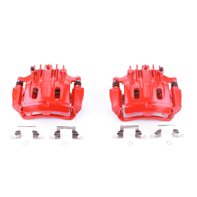 Power Stop 00-05 Ford Excursion Rear Red Calipers w/Brackets - Pair PowerStop Brake Calipers - Perf AXOPROS