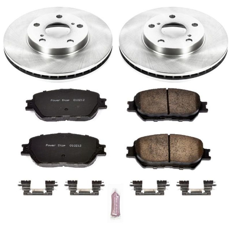 Power Stop 02-06 Toyota Camry Front Autospecialty Brake Kit PowerStop Brake Kits - OE AXOPROS