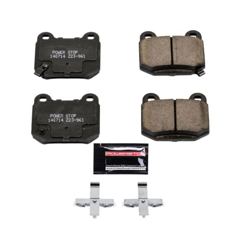 Power Stop 03-05 Infiniti G35 Rear Z23 Evolution Sport Brake Pads w/Hardware PowerStop Brake Pads - Performance AXOPROS