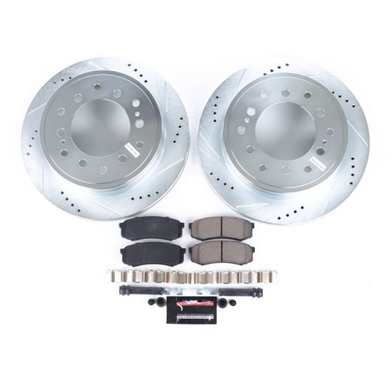 Power Stop 03-09 Lexus GX470 Rear Z23 Evolution Sport Brake Kit PowerStop Brake Kits - Performance D&S AXOPROS