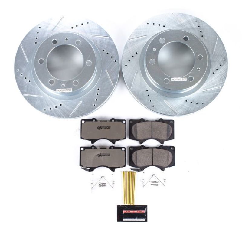 Power Stop 03-09 Toyota 4Runner Front Z36 Truck & Tow Brake Kit PowerStop Brake Kits - Performance D&S AXOPROS