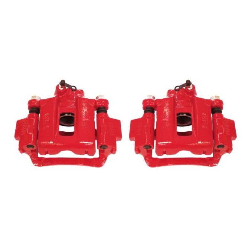 Power Stop 03-09 Toyota 4Runner Rear Red Calipers w/Brackets - Pair PowerStop Brake Calipers - Perf AXOPROS
