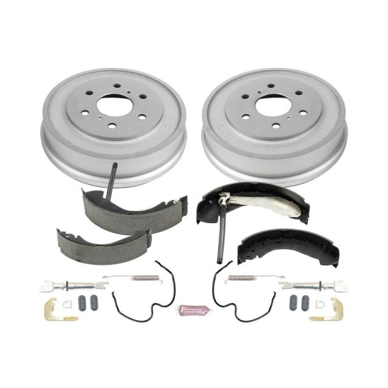 Power Stop 05-08 Chevrolet Silverado 1500 2WD Rear Autospecialty Drum Kit PowerStop Brake Drums AXOPROS
