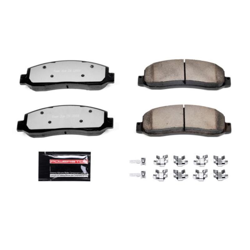 Power Stop 05-08 Ford F-250 Super Duty Front Z36 Truck & Tow Brake Pads w/Hardware PowerStop Brake Pads - Performance AXOPROS