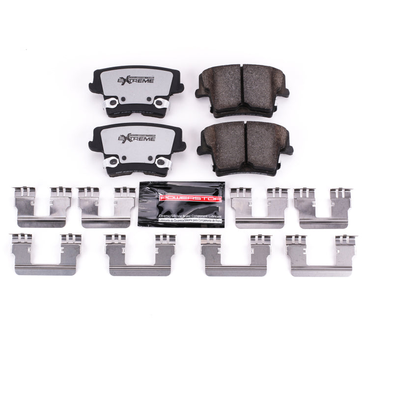 Power Stop 05-19 Chrysler 300 Rear Z26 Extreme Street Brake Pads w/Hardware PowerStop Brake Pads - Performance AXOPROS